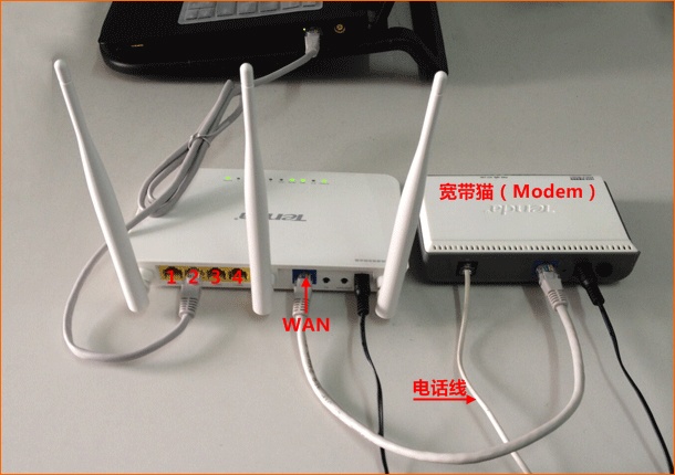 電話線上網時騰達FH303路由器安裝 電話線上網時騰達FH303路由器安裝