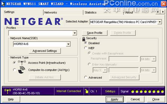 手工輸入SSID:WGR614v6