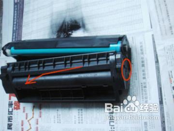 惠普1000激光打印機(jī)硒鼓怎么加粉