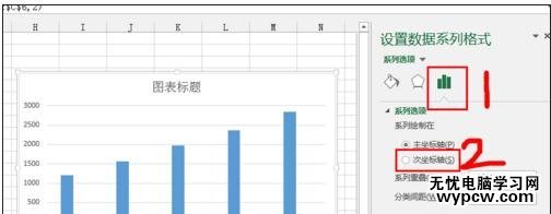 excel2010如何添加次要坐標(biāo)軸的方法