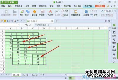金山wps表格照相機