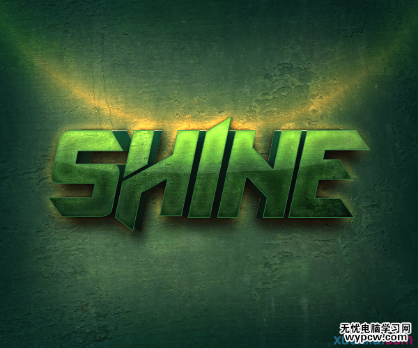 金屬文字特效 金屬文字 ps字體教程 PS教程