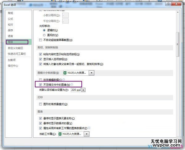 Excel2013如何取消圖片自動壓縮  Excel2013如何插入原圖