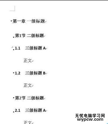 Word2013怎樣制作標準格式的標題