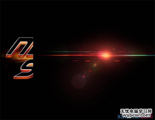 Photoshop制作極速動感火焰立體字