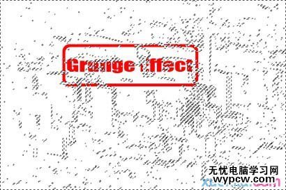 制作殘缺印章文字效果的PS教程