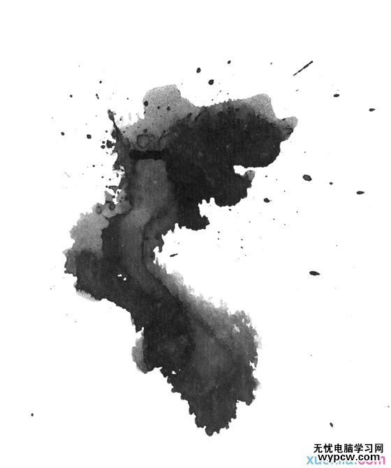 教你用Photoshop創建優雅輕盈的潑墨文字