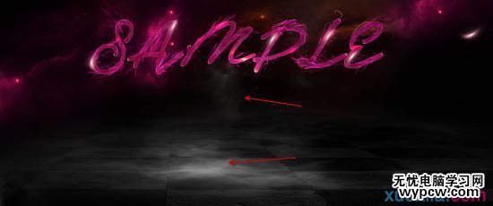 制作夢幻紫色星空文字圖片的PS教程