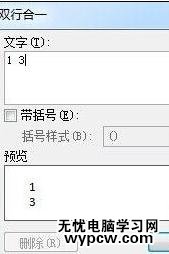 word2010中設(shè)置雙行合一的兩種方法