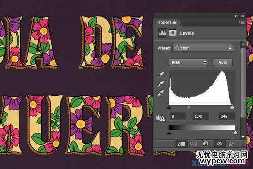 PS教程:PS創建亡靈節萬壽菊文字特效