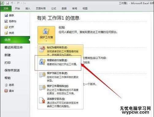 excel2010如何設(shè)置密碼的方法