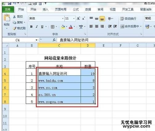 excel表格百分比數據分析圖表制作教程