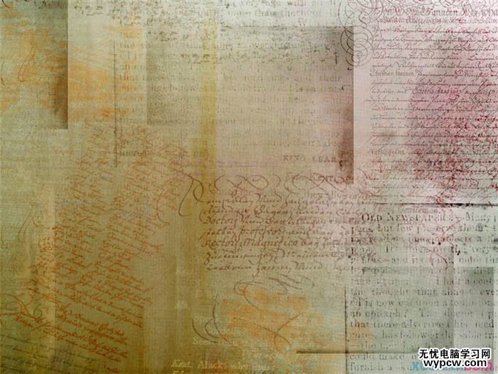 利用PS蒙版制作頹廢風格圖片簽名