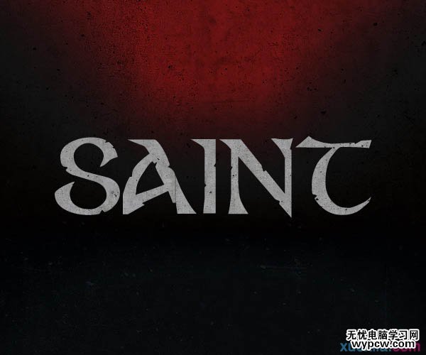 制作熾熱火紅巖石文字圖片的PS教程