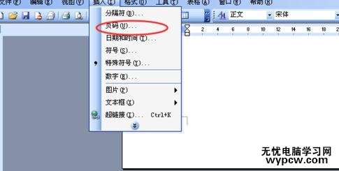 在word中設(shè)置頁碼的兩種方法