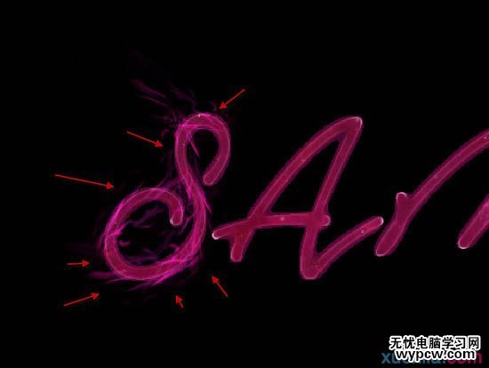 制作夢幻紫色星空文字圖片的PS教程