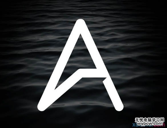 PS置換濾鏡制作湖面上的水波文字