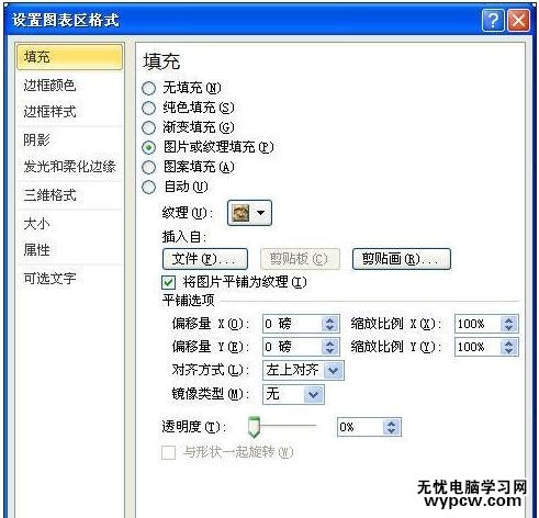 excel2010設(shè)置圖表背景的教程