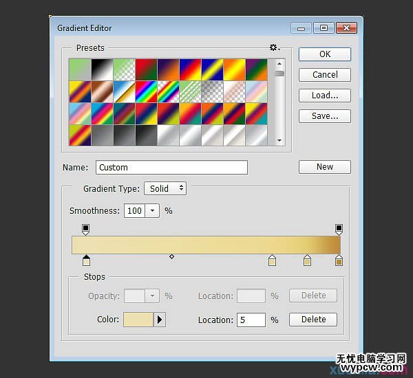 Photoshop制作大氣的金色星戰(zhàn)標(biāo)題立體字教程