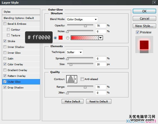 制作熾熱火紅巖石文字圖片的PS教程