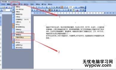 word中設置頁碼的兩種方法