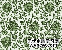 img200906081452070 Photoshop制作唯美古典花紋浮雕字