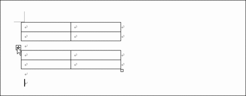 在WORD中怎么讓兩個表格并排_WORD中讓兩個表格并排的方法