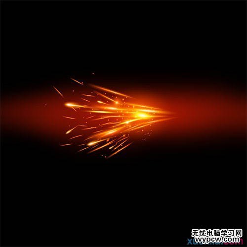 Photoshop制作極速動感火焰立體字