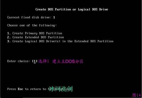 FDISK硬盤分區圖解教程-武林網 FDISK硬盤分區圖解教程-武林網