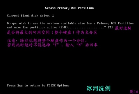 FDISK硬盤分區圖解教程-武林網 FDISK硬盤分區圖解教程-武林網