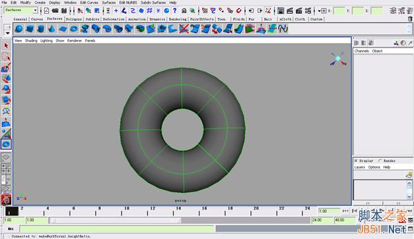 MAYA NURBS制作高精度生物模型詳解 武林網(wǎng) MAYA建模教程