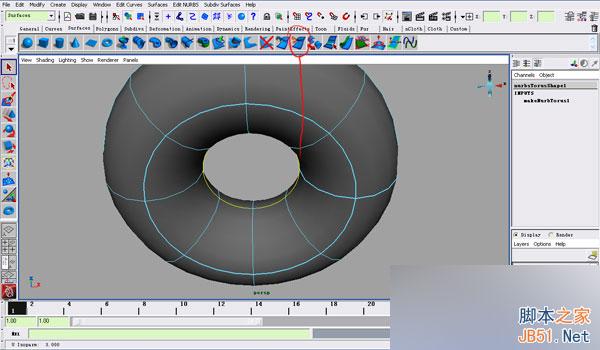 MAYA NURBS制作高精度生物模型詳解 武林網(wǎng) MAYA建模教程