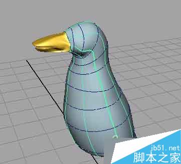 MAYA nurbs無縫建模打造一只企鵝 武林網(wǎng) MAYA建模教程