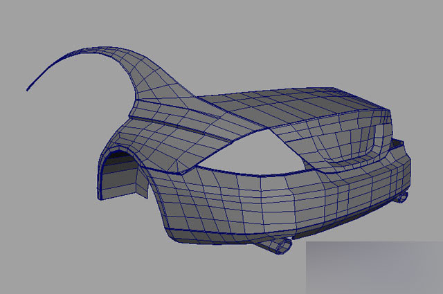 MAYA打造奔馳CLS 550跑車 武林網(wǎng) MAYA建模教程5