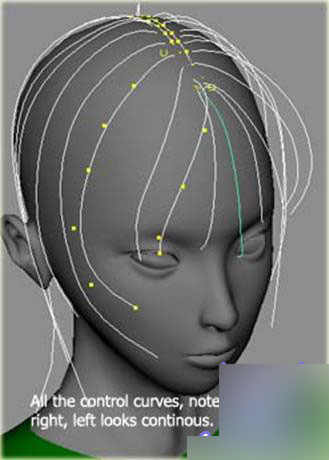 Maya PaintEffects 制作頭發(fā) 武林網(wǎng) MAYA角色動(dòng)畫教程