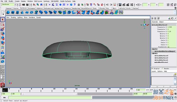 MAYA NURBS制作高精度生物模型詳解 武林網(wǎng) MAYA建模教程