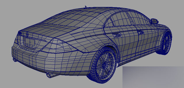 MAYA打造奔馳CLS 550跑車 武林網(wǎng) MAYA建模教程10