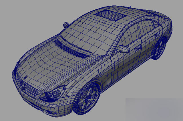 MAYA打造奔馳CLS 550跑車 武林網(wǎng) MAYA建模教程9