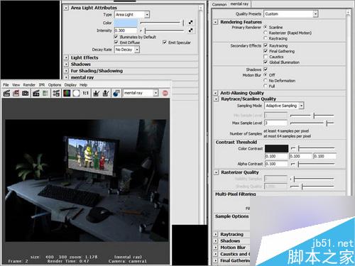 Maya Mentalray渲染逼真辦公桌教程 武林網(wǎng) MAYA材質(zhì)燈光