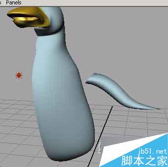 MAYA nurbs無縫建模打造一只企鵝 武林網(wǎng) MAYA建模教程