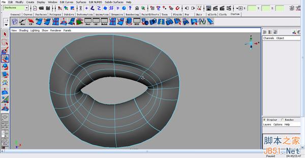 MAYA NURBS制作高精度生物模型詳解 武林網(wǎng) MAYA建模教程