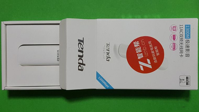 騰達1300M極速影音11AC雙頻無線網卡 U12試用拆解!