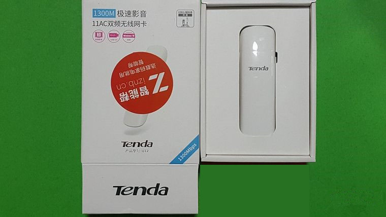 騰達1300M極速影音11AC雙頻無線網卡 U12試用拆解!