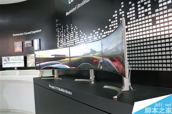 38寸還三聯屏！LG 21:9曲面超寬屏顯示器圖賞