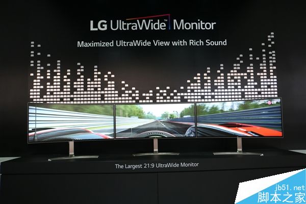 38寸還三聯屏！LG 21:9曲面超寬屏顯示器圖賞