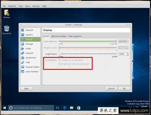 到“開啟2Dvideo”和“開啟3D加速”