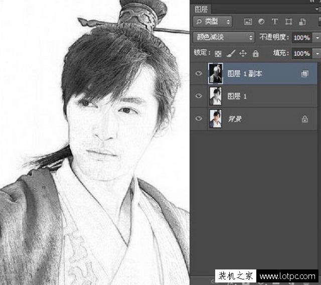 利用PS軟件將人物圖片轉(zhuǎn)成鉛筆畫,photoshop鉛筆畫制作教程