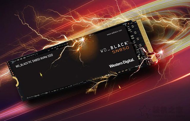 西部數據 SN850 1T M.2 NVMe黑盤固態硬盤(PCIe4.0)