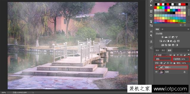 PhotoShop為照片加上霧氣蒙蒙效果的教程