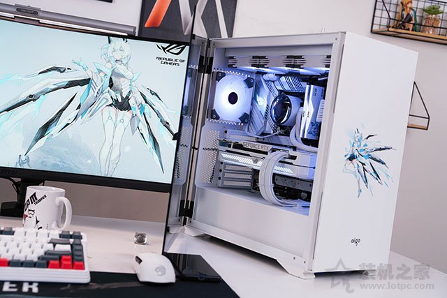 高顏值雪武戰(zhàn)姬純白主題,i7 11700K配RTX3070水冷主機方案